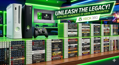 Microsoft xbox 360 - games, with